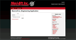 Desktop Screenshot of eng.maxilift.com