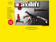 Tablet Screenshot of maxilift.nl